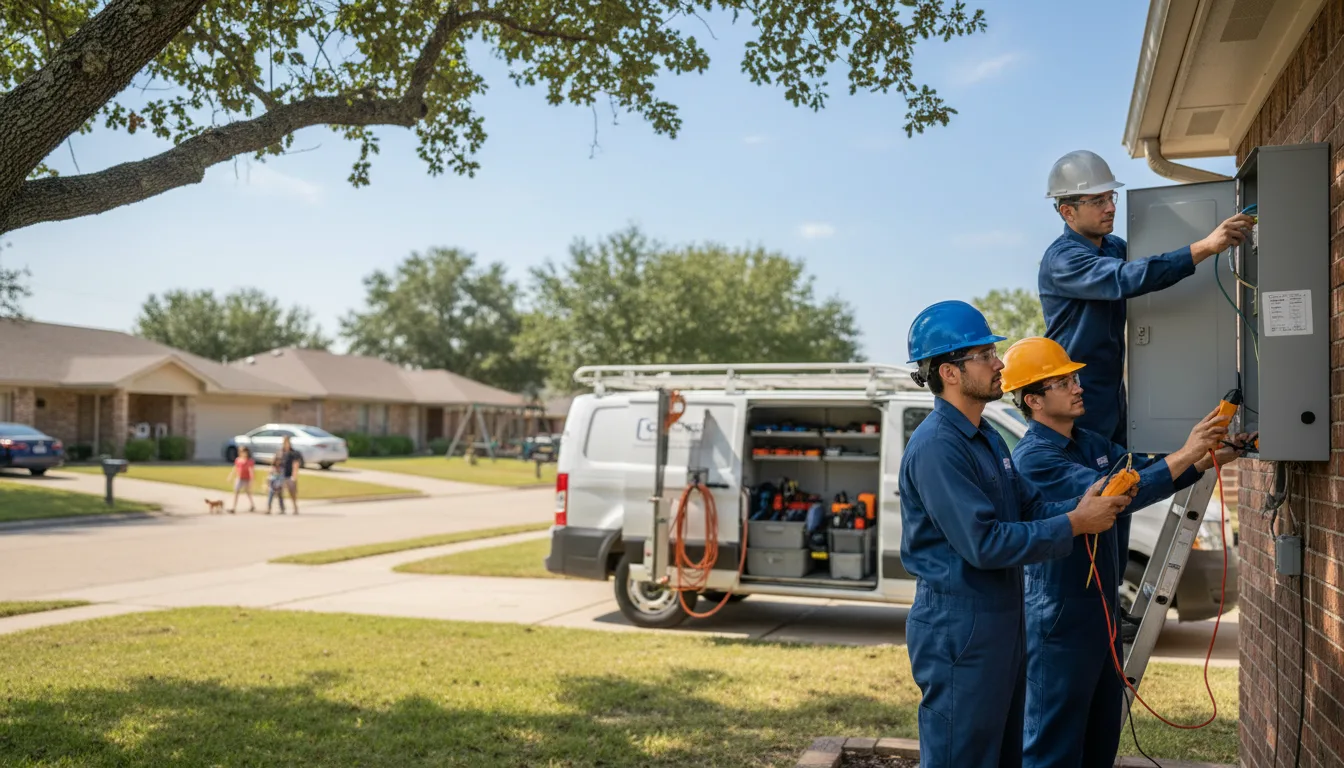Certified electrician providing emergency electrical services in Rockport, WV
